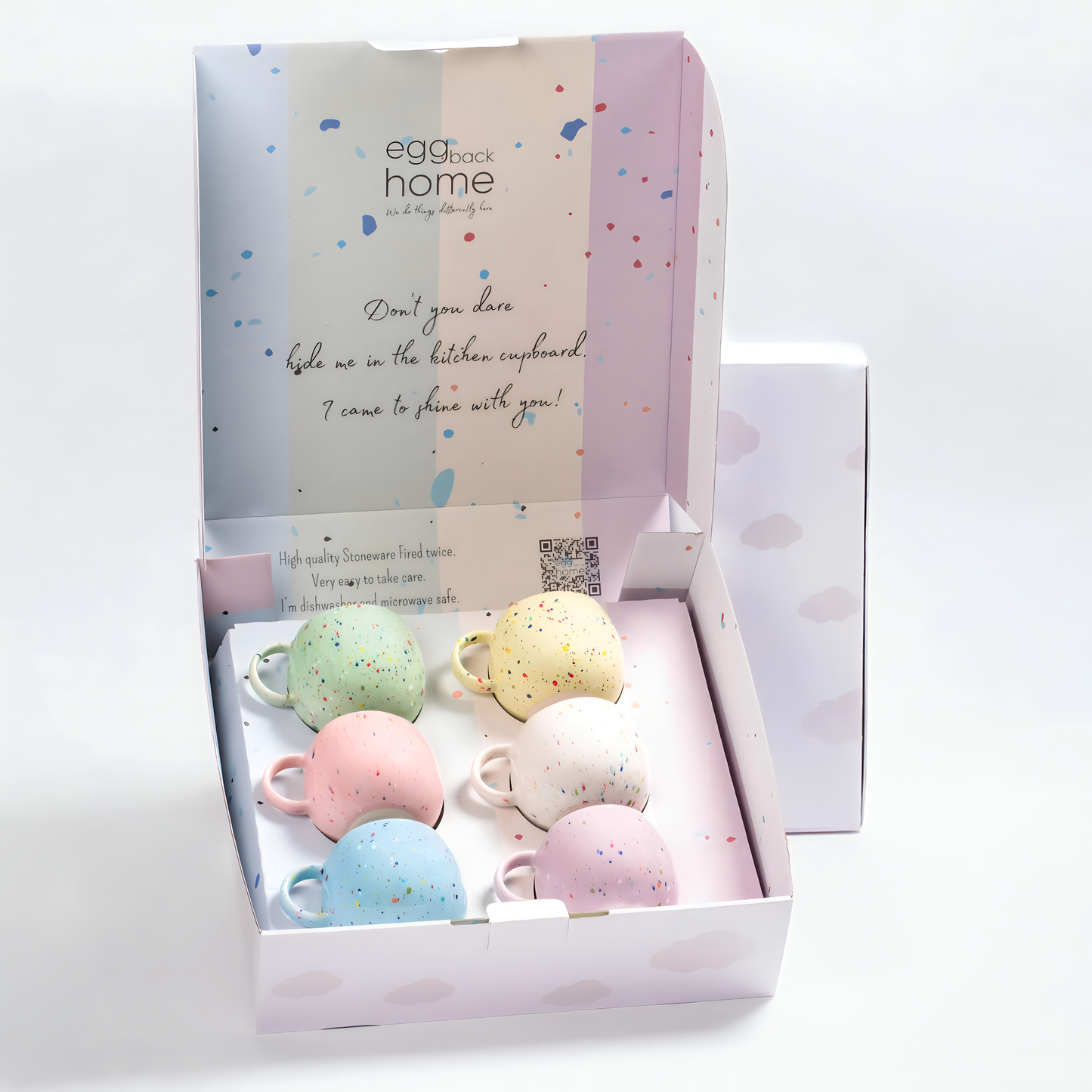 New Party Ball, tazza da 250 ml, mix di 6 pezzi