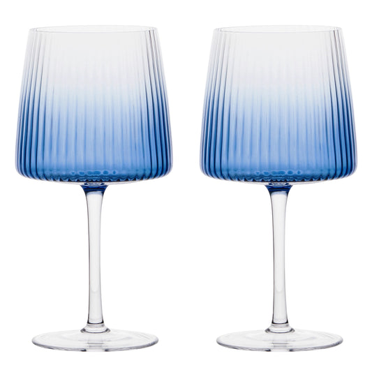 Set di 2 bicchieri da gin Empire Blue - Set di bicchieri da cocktail