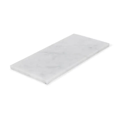 Vassoio in marmo rettangolare. Marmo bianco. Varie taglie