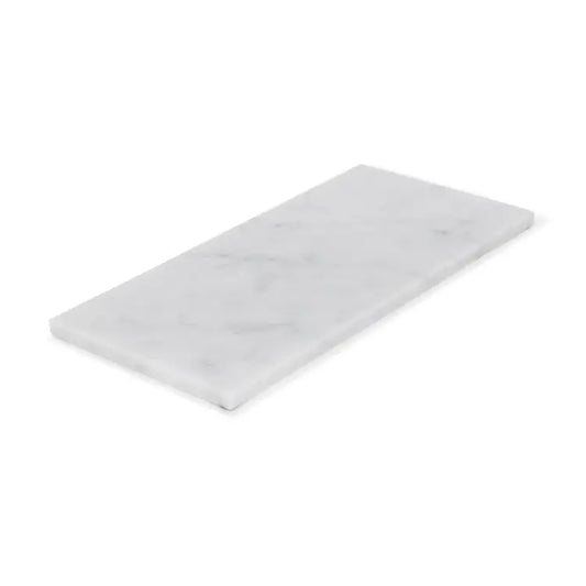 Vassoio in marmo rettangolare. Marmo bianco. Varie taglie