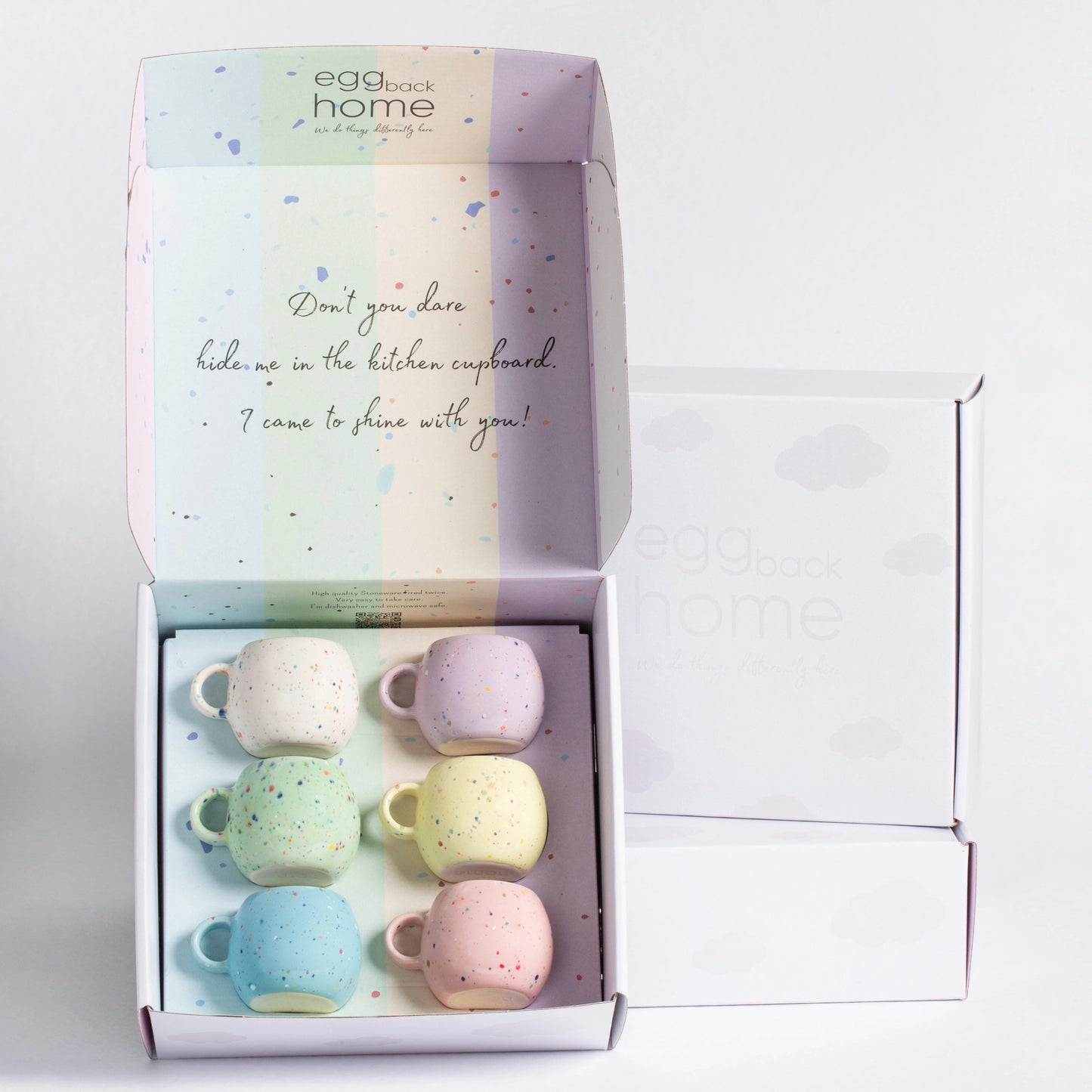 New Party Ball, tazza da 90 ml, mix di 6 pezzi