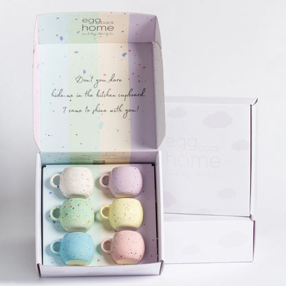 New Party Ball, tazza da 90 ml, mix di 6 pezzi
