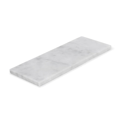 Vassoio in marmo rettangolare. Marmo bianco. Varie taglie