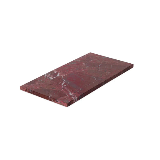 Vassoio rettangolare in marmo rosso. Varie taglie