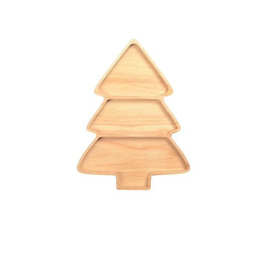 Vassoio in legno di abete a 3 scomparti